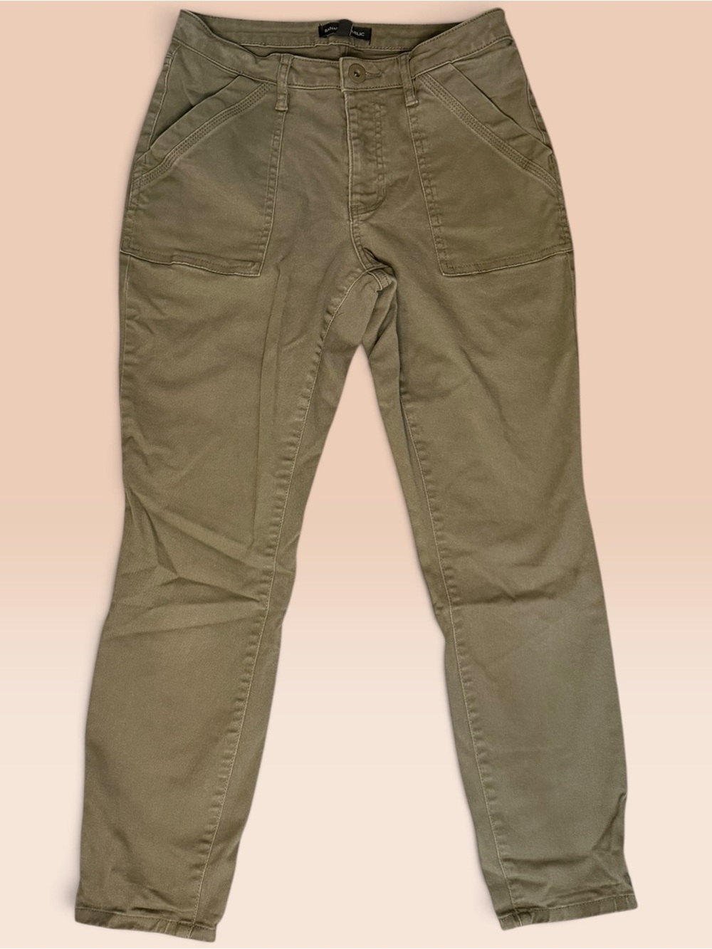 Banana Republic Olive Green Utility Trousers